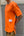 Dallas Curve Tee Orange Logo Print